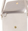Módna dámska crossbody kabelka krémovo šedá - David Jones Azarrine