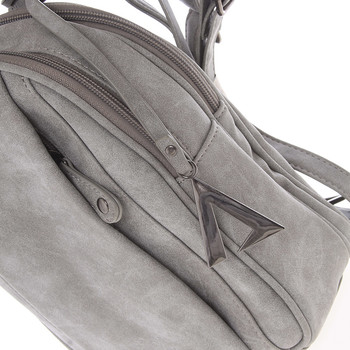 Dámsky módny batoh šedý - A Just Dreamz
