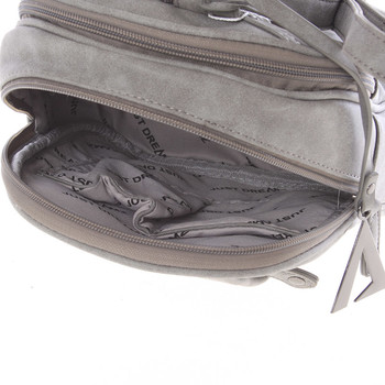 Dámsky módny batoh šedý - A Just Dreamz
