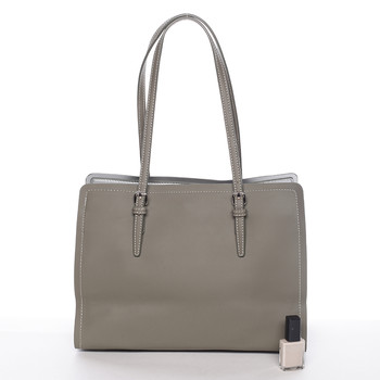 Elegantná olivovo zelená kabelka cez plece - David Jones Rayna