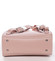 Dámsky pevný moderný batoh ružový - David Jones Leandros