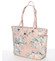 Moderná kvetinová kabelka cez rameno ružová - David Jones Kimora