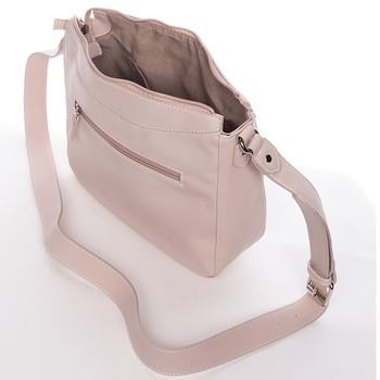 Moderná crossbody kabelka ružová - David Jones Jordyn