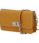 Malá dámska crossbody kabelka tmavožltá - David Jones Leklis