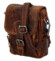 Pánska kožená crossbody taška camel - GreenWood Kristifer