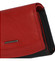 Štýlová kožená dámska peňaženka čierno červená - Bellugio Smith