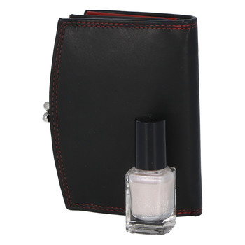 Luxusná dámska kožená peňaženka čierna - Bellugio Armi New