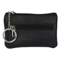 Kožená kľúčenka čierna - Bellugio Elanas