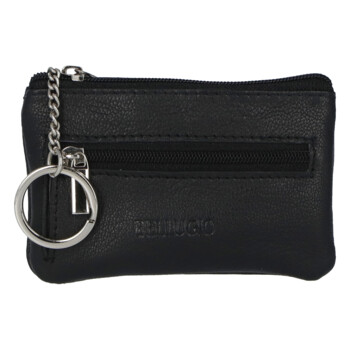 Kožená kľúčenka čierna - Bellugio Elanas