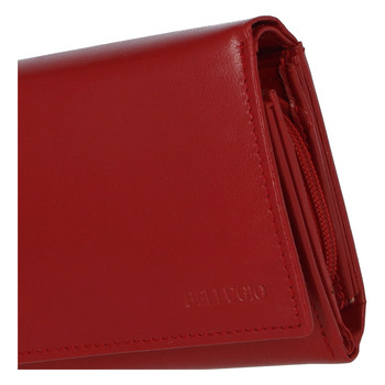 Dámska kožená peňaženka tmavo červená - Bellugio Maveris