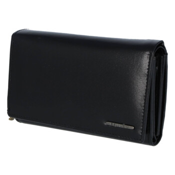 Dámska kožená peňaženka čierna - Bellugio Romi