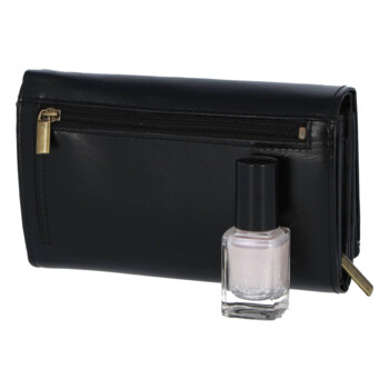 Dámska kožená peňaženka čierna - Bellugio Romi