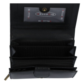 Dámska kožená peňaženka čierna - Bellugio Romi