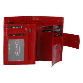 Dámska kožená peňaženka červená - Bellugio Agara New