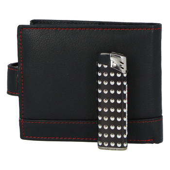 Pánska kožená peňaženka čierna - Bellugio Zeros