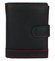 Pánska kožená peňaženka čierna - Bellugio Vaskes
