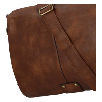 Crossbody taška hnedá - Paolo Bags Fotio