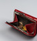 Malá dámska peňaženka kožená červená - Lorenti 55287BPR