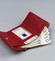 Malá dámska peňaženka kožená červená - Lorenti 55287BPR
