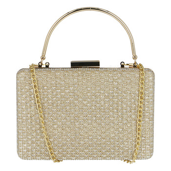 Dámska listová kabelka zlatá - Michelle Moon Shelly