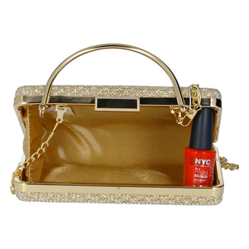 Dámska listová kabelka zlatá - Michelle Moon Shelly