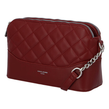 Dámska crossbody kabelka vínová - David Jones Sunny