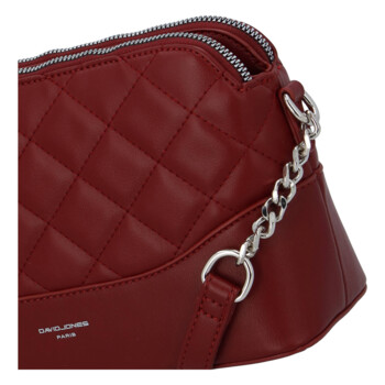 Dámska crossbody kabelka vínová - David Jones Sunny