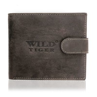 Kožená pánska tmavo hnedá peňaženka - WILD Tere 2