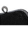 Dámska trblietavá listová kabelka čierna - Michelle Moon B6161