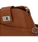 Dámska kožená crossbody kabelka koňaková - ItalY Brokylon