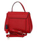 Dámska kožená kabelka do ruky červená - ItalY Fatismy
