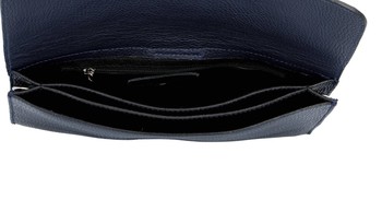 Luxusná dámska kabelka tmavo modrá - ItalY Brother