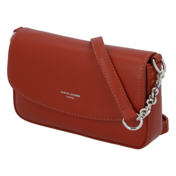 Dámska crossbody kabelka tehlovo červená - David Jones Tallma
