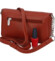 Dámska crossbody kabelka tehlovo červená - David Jones Tallma