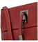 Dámska kožená crossbody kabelka tmavo červená - ItalY Porta