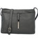 Dámska kožená crossbody kabelka šedá - ItalY Eneta