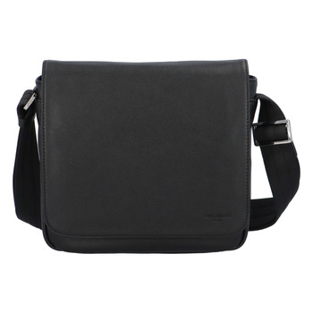 Kožená crossbody taška čierna - Hexagona Liary