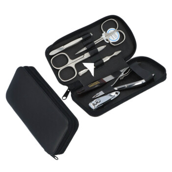 Kožená manikúra a pedikúra čierna - Solingen Anakin 