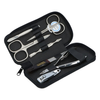 Kožená manikúra a pedikúra čierna - Solingen Anakin 