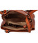 Dámsky kožený batoh kabelka svetlohnedý - Katana Nycolas