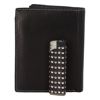 Pánska kožená peňaženka čierna - Diviley Rangan R
