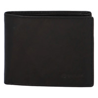 Malá pánska kožená peňaženka čierna - Diviley M3200