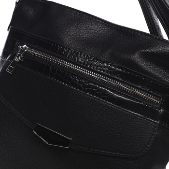 Dámska crossbody kabelka čierna - Romina Maira