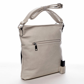 Moderná stredná crossbody kabelka béžová - Delami Karlie