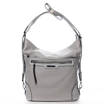 Dámsky kabelko/batoh šedý - Romina & Co Bags Zilla