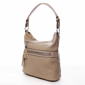 Dámska kabelka cez rameno béžová - Romina & Co Bags Becca