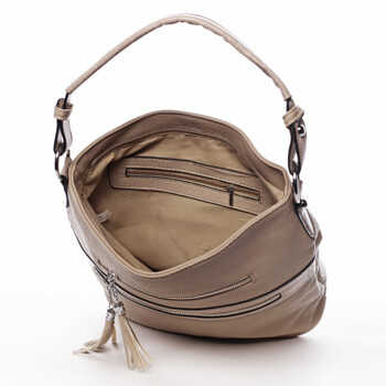 Dámska kabelka cez rameno béžová - Romina & Co Bags Becca