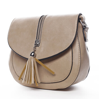 Dámska crossbody kabelka béžová - Romina & Co Bags Vaia