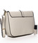Dámska kožená crossbody kabelka béžová - ItalY Neul