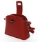 Dámska kožená crossbody kabelka tmavočervená - ItalY Brokylon